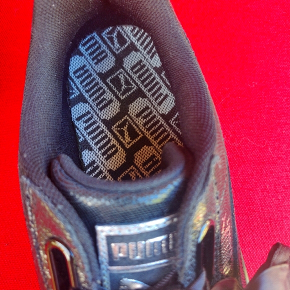 Puma sneakers, black, Size 7.5, Synthetic Upper. - Picture 6 of 8